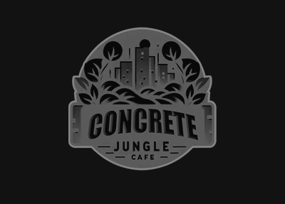 Concrete jungle cafe logo.