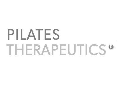 A black and white logo for therapetics.
